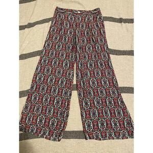Elevenses Plaza South Shore Wide Leg Beach Pants Anthropologie sz 6